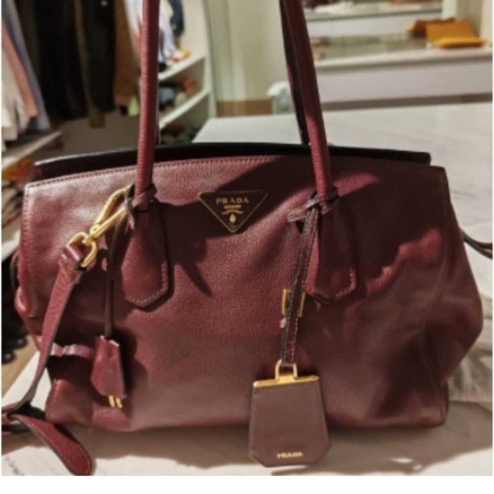 Burgundy Prada Bag
